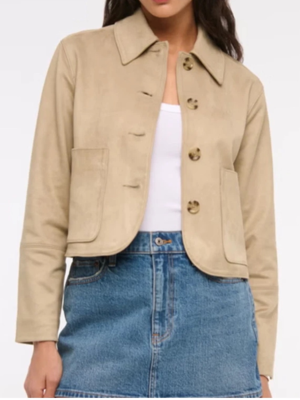 Abercrombie & Fitch suede Jacket